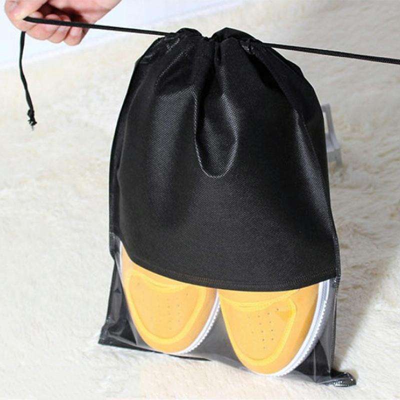 10 PCS Waterproof Shoes Storage Bag Pouch Portable Travel Organizer Drawstring Bag Cover Non-Wove...