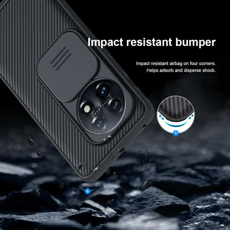 For OnePlus 11 NILLKIN CamShield Pro Series PC Full Coverage Phone Case(Green)