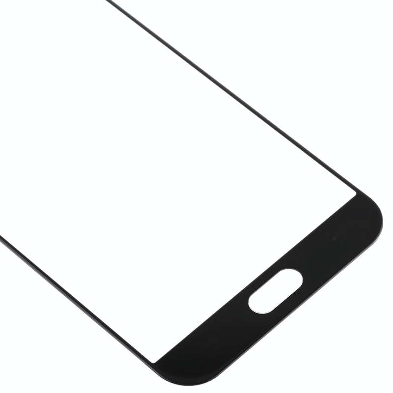 For Samsung Galaxy A8 (2016) / A810 10pcs Front Screen Outer Glass Lens (Black)