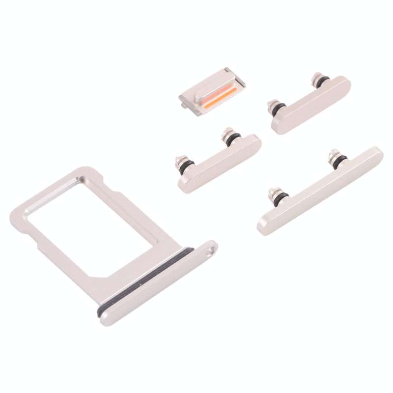 SIM Card Tray + Side Keys for iPhone 13(Starlight)