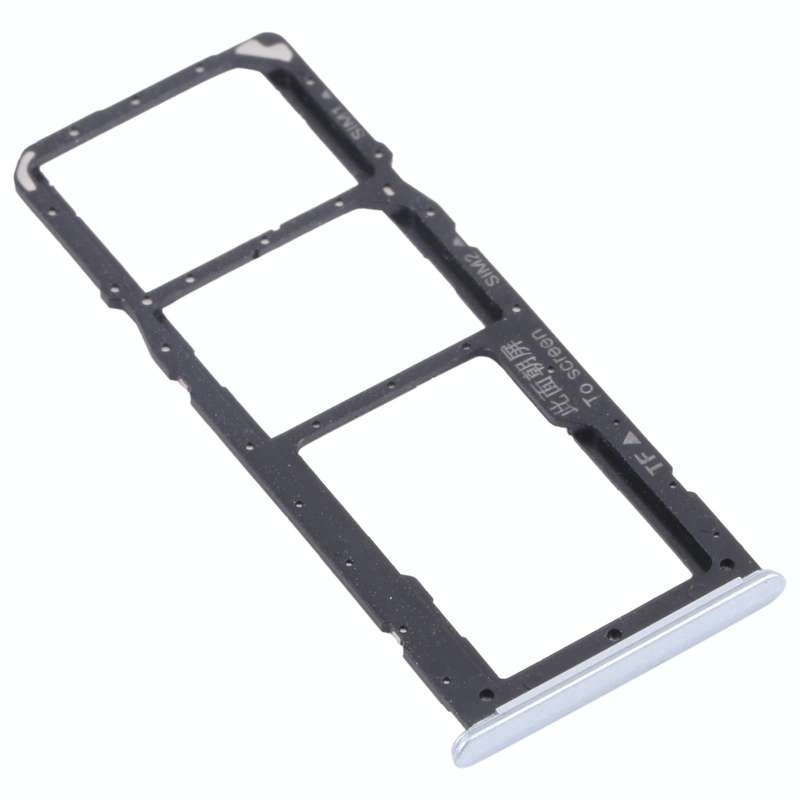 For OPPO Realme 7 (Global)  SIM Card Tray + SIM Card Tray + Micro SD Card Tray (White)