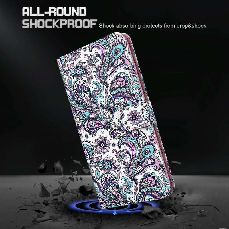 For Nokia G50 3D Painting Pattern Flip Leather Phone Case(Swirl Pattern)