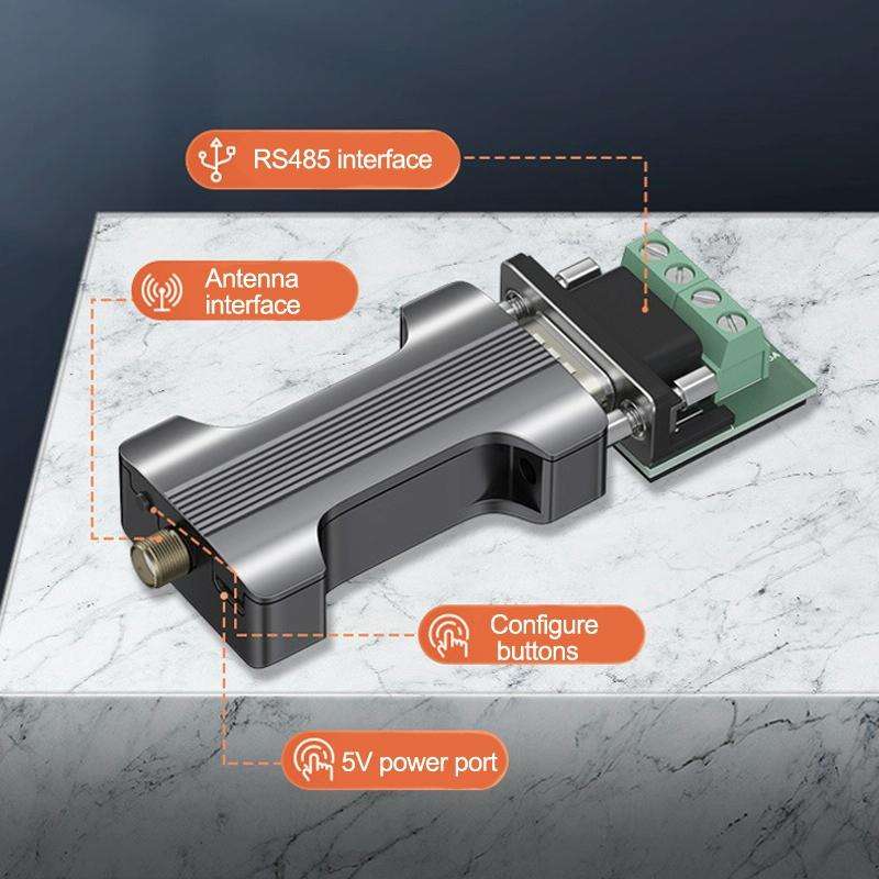 DTECH IOT5060A RS485 To LORA Serial Port Wireless Transmission Module
