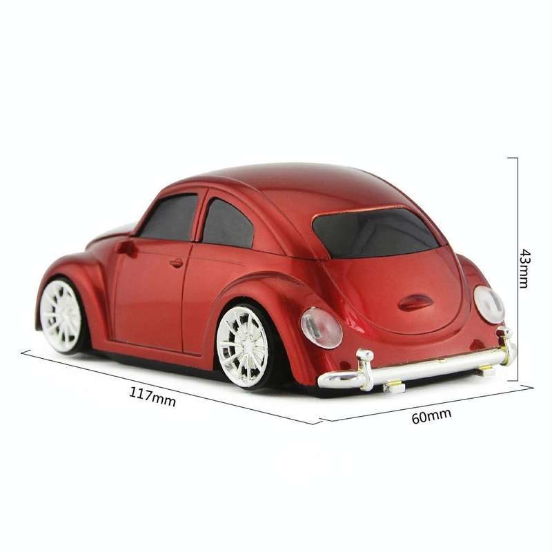 CM0010B 1200 DPI 3-keys Car Shape Wireless Mouse(Blue)