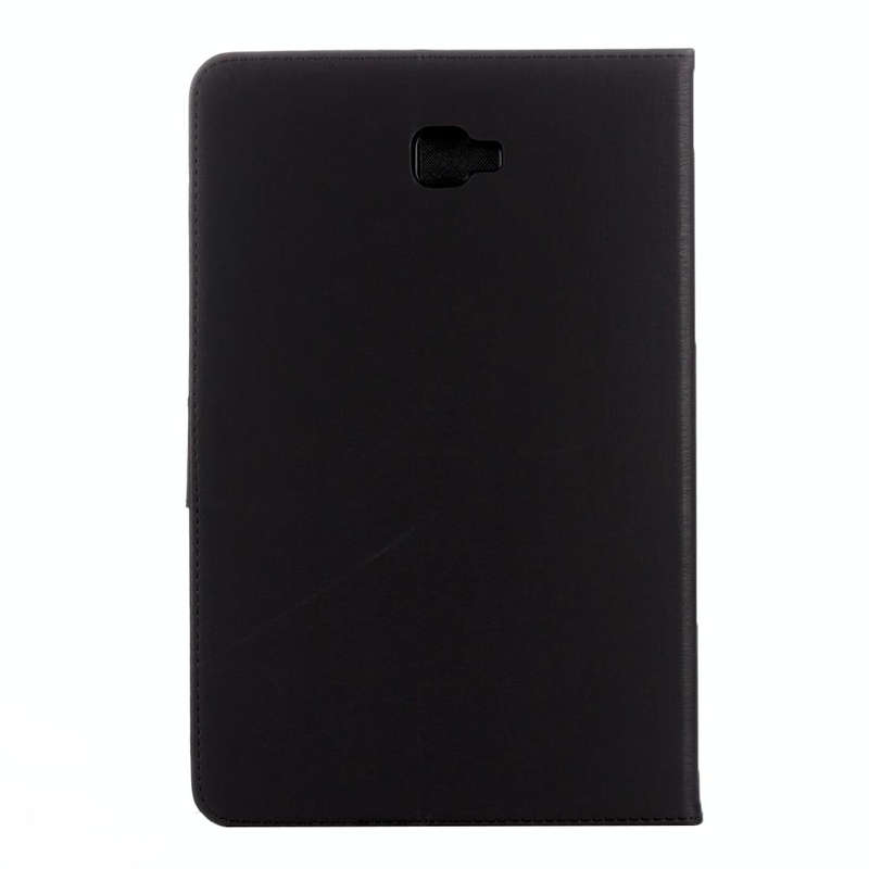 For Galaxy Tab A 10.1 (2016) / P580 Simple Style Horizontal Flip Leather Case with Holder & Card ...