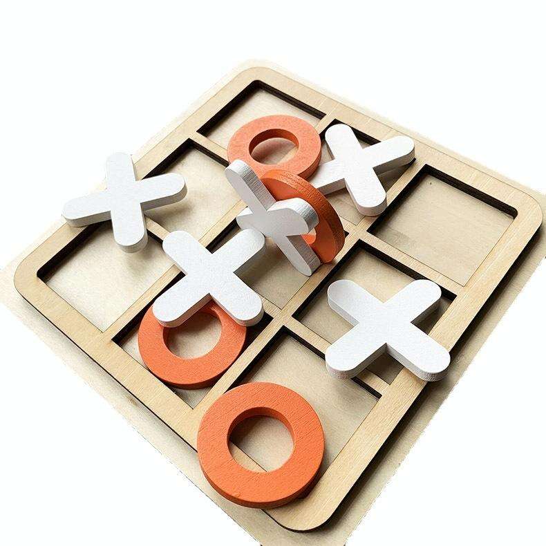 5 PCS Tic TAC Toe Kids Gift Board Game Developing Noughts And Crosses Table Game, Random Style De...