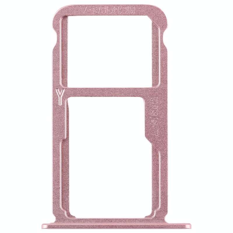 SIM Card Tray + SIM Card Tray / Micro SD Card for Huawei Honor 8 (Pink)
