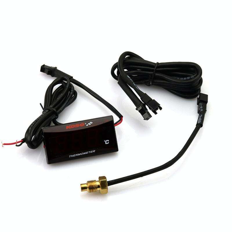 KOSO Motorcycle Water Tank Thermometer(Blue Light)