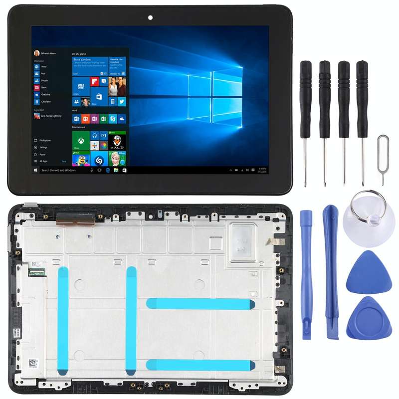 OEM LCD Screen for Asus Transformer Book T101HA Digitizer Full Assembly with FrameBlack)