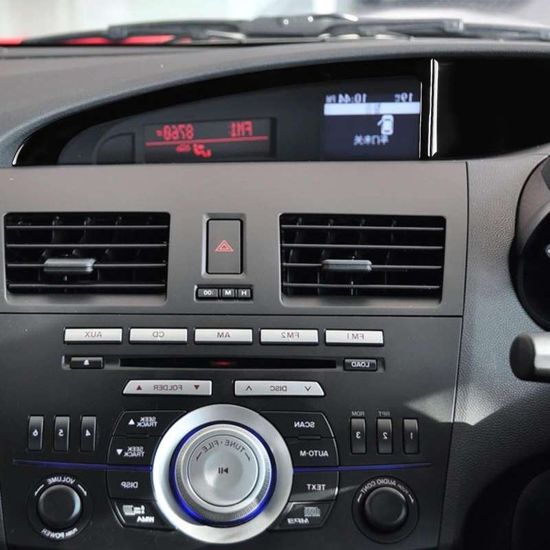 For Mazda 3 Axela 2010-2013 Car Central Display Screen Decorative Sticker, Right Drive