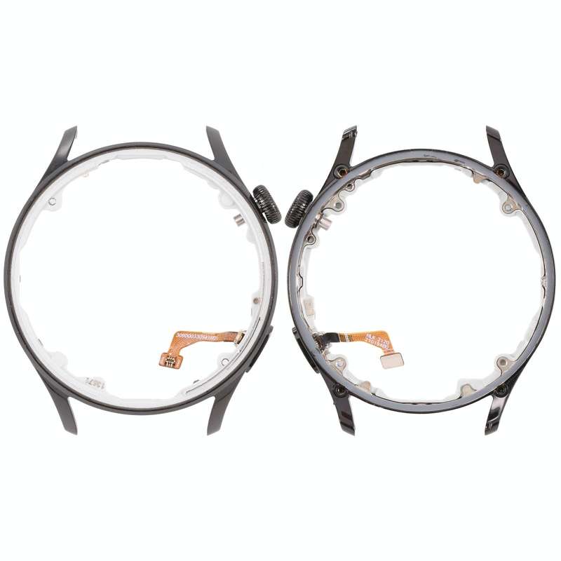LCD Screen Frame Bezel Plate For Huawei Watch 3(Black)