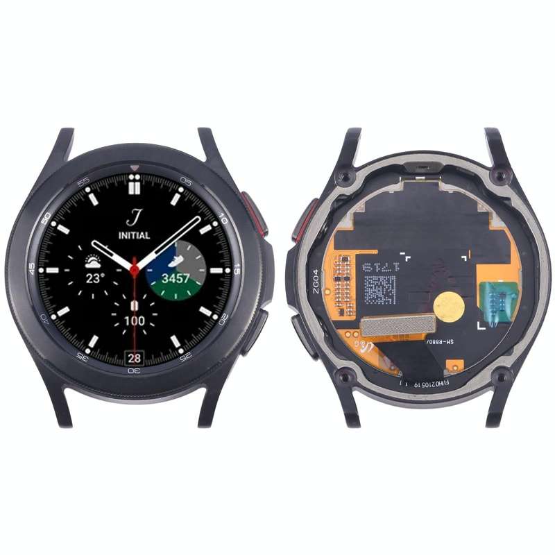 Original LCD Screen Digitizer Full Assembly with Frame for Samsung Galaxy Watch4 Classic 42mm SM-...