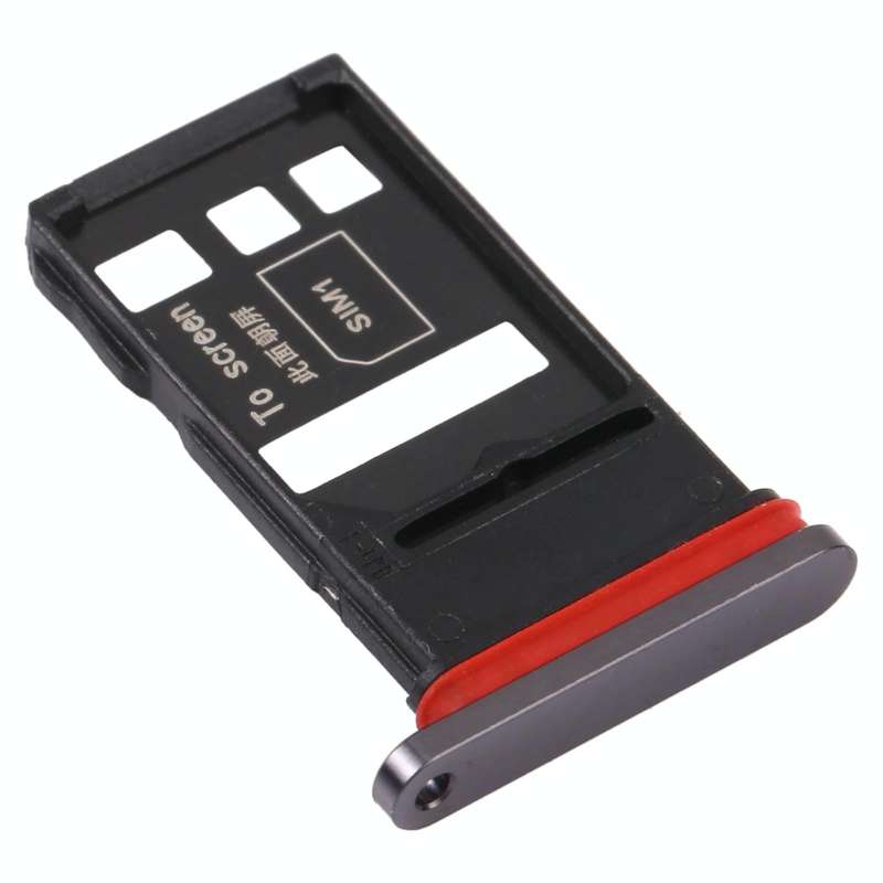 SIM Card Tray + SIM Card Tray for Honor 30 Pro (Black)