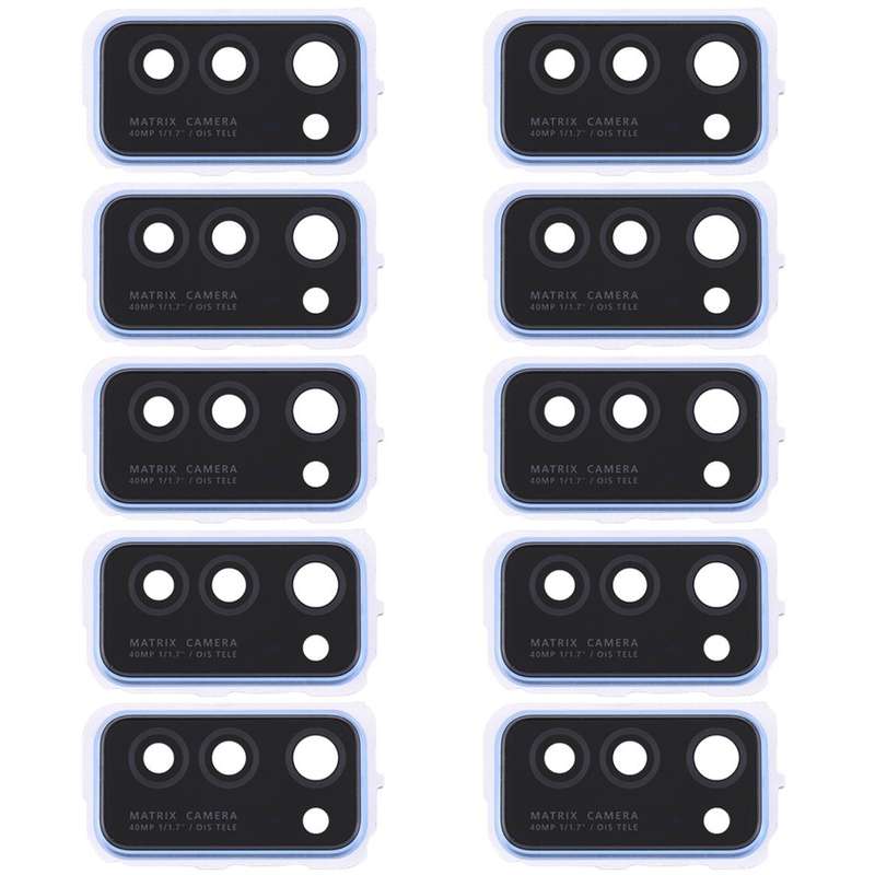 For Huawei Honor V30  10pcs Camera Lens Cover (Blue)