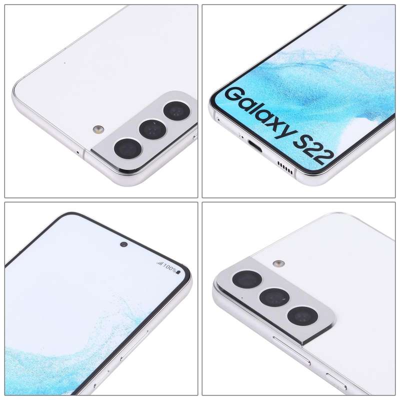 For Samsung Galaxy S22 5G Original Color Screen Non-Working Fake Dummy Display Model (White)