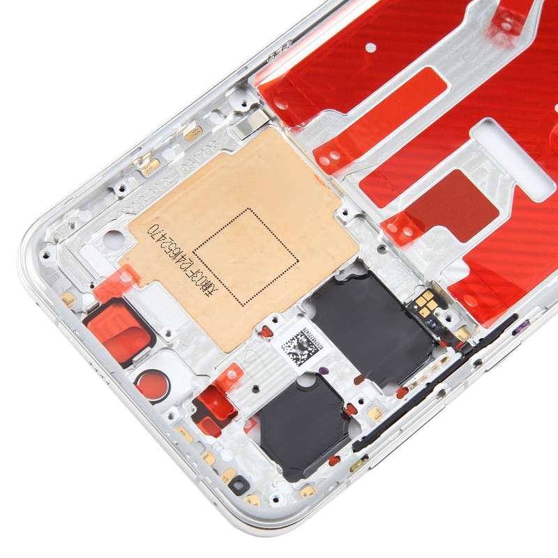 For Huawei P50 Front Housing LCD Frame Bezel Plate(Silver)