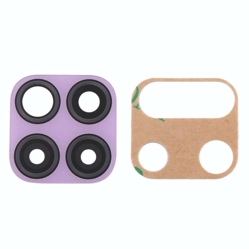 For Huawei P40 Lite  10pcs Original Back Camera Lens (Pink)