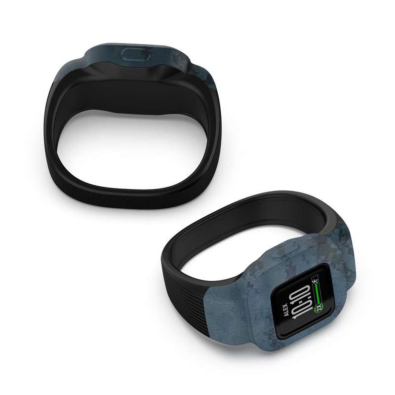 For Garmin Vivofit JR3 No Buckle Silicone Printing Watch Band, Size:L(Mosaic)