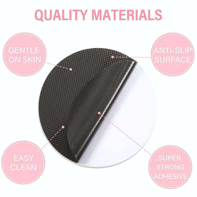 12 PCS / Pack 10cm Bathroom Steps Round PEVA Non-Slip Stickers(White)