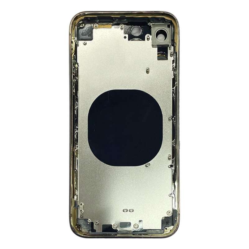 Back Housing Cover with Appearance Imitation of iP14 Pro Max for iPhone XR(Purple)
