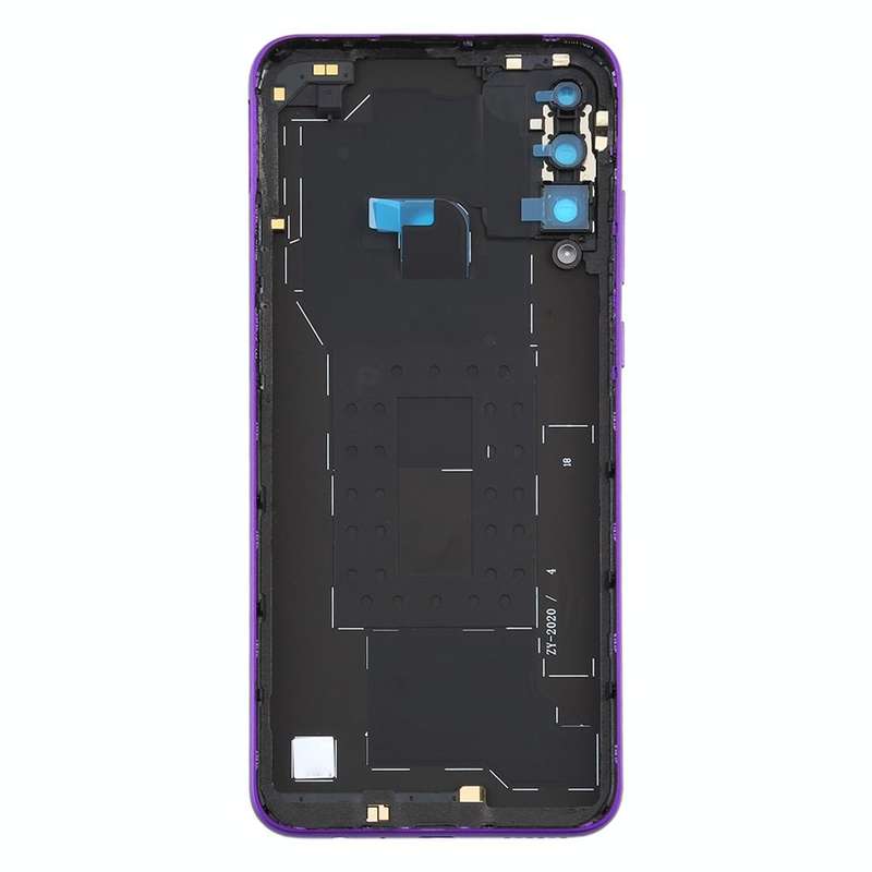 Original Battery Back Cover with Camera Lens Cover for Huawei Y6p(Purple)