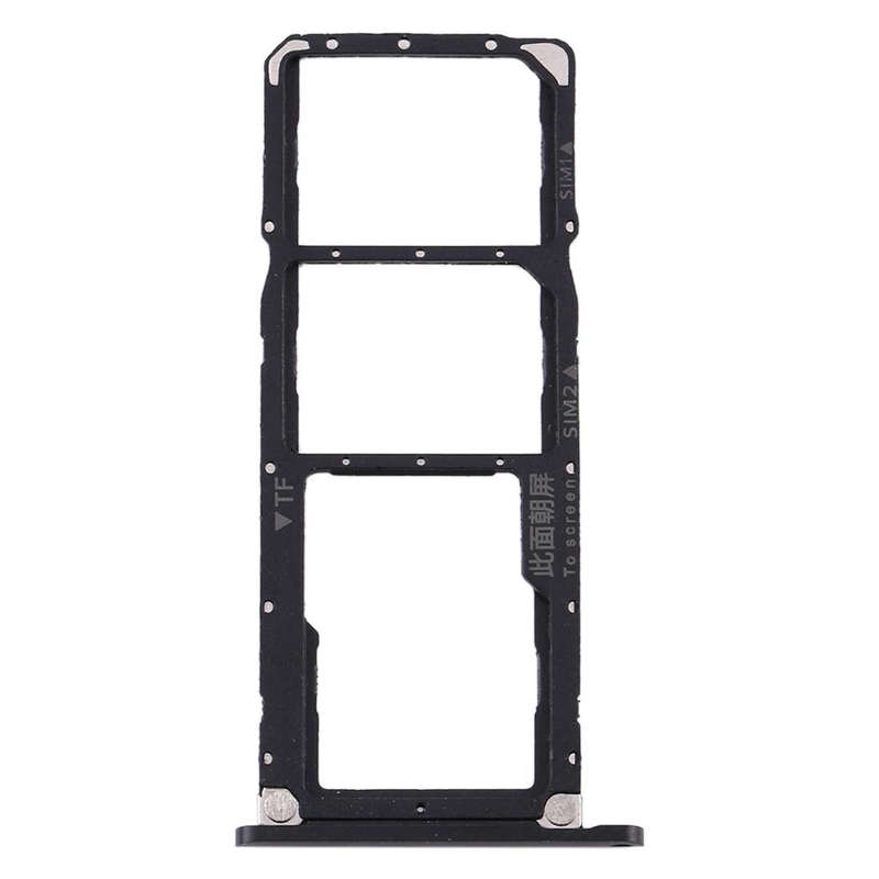 SIM Card Tray + SIM Card Tray + Micro SD Card Tray for Huawei Enjoy Max (Black)