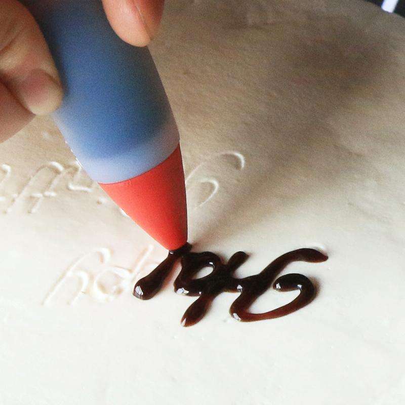 Silicone Food Writing Pen Chocolate Decorating tools Cake Nozzles