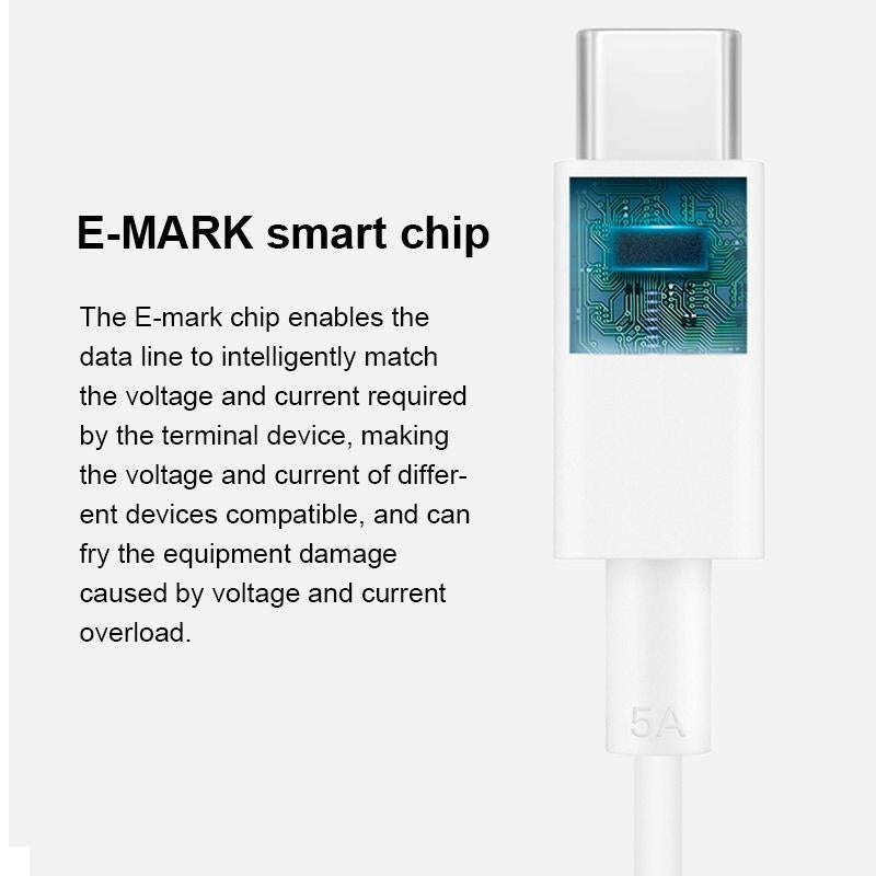 Original Huawei USB + USB-C / Type-C Interface Super Fast Charge GaN Dual Port Charger (Max 65W) ...