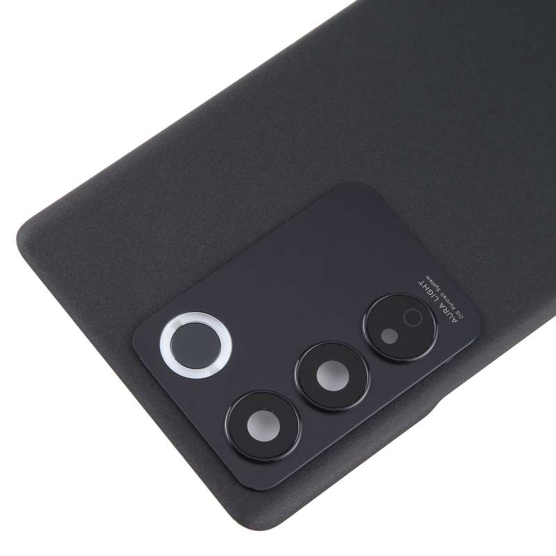 For vivo V27 Original Battery Back Cover with Camera Lens Cover(Black)