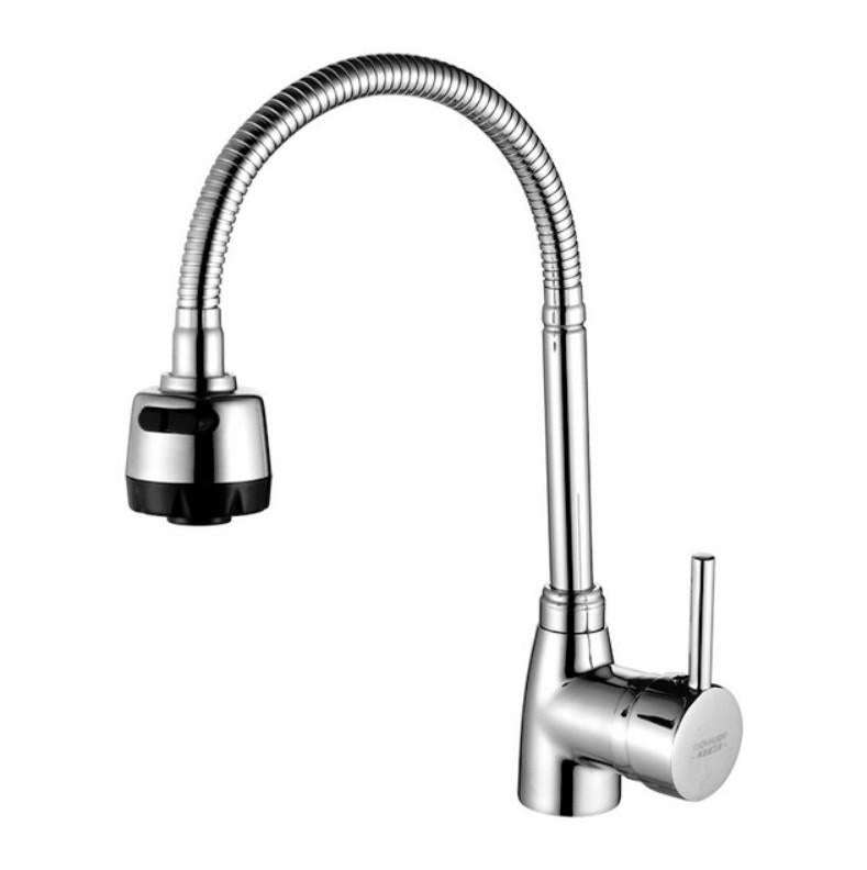 Kitchen Faucet Anti-splash Head Wash Basin Sink Universal Rotatable Faucet Full Copper Joint, Sty...