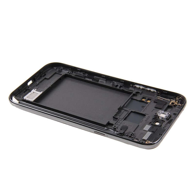 For Galaxy Note II / N7100 Middle Frame Bezel + Battery Back Cover (Black)