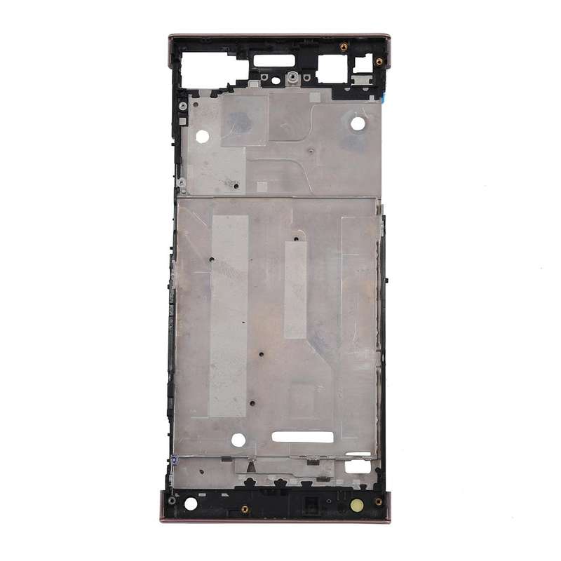 for Sony Xperia XA1 Front Housing LCD Frame Bezel Plate(Rose Gold)