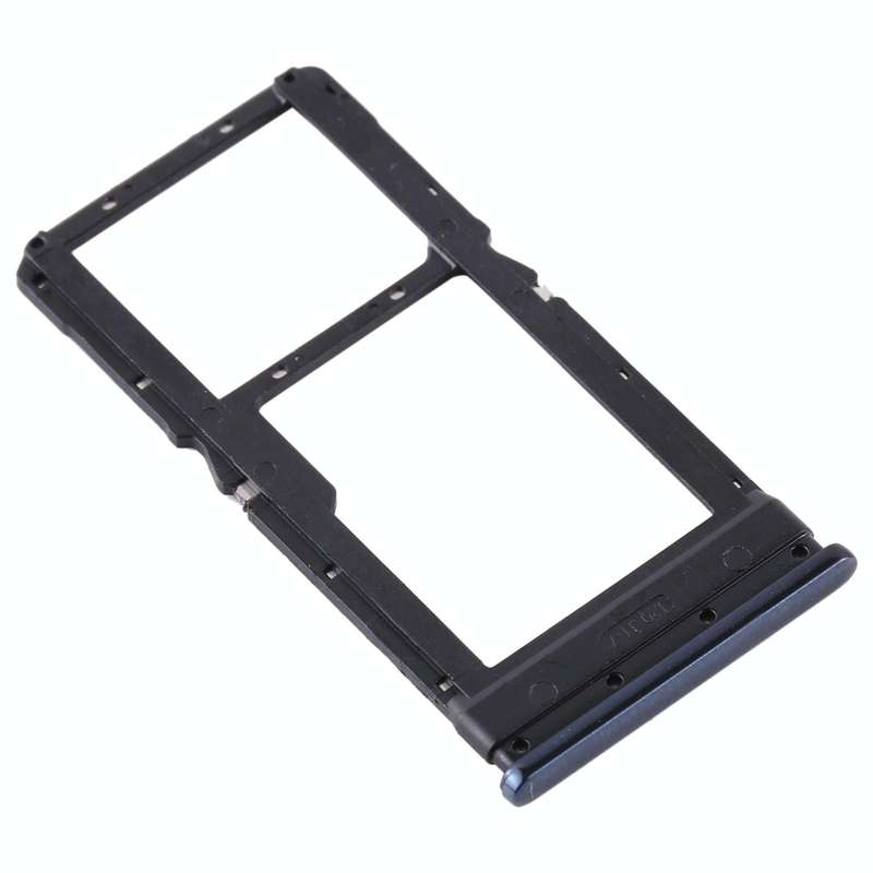 SIM Card Tray + SIM Card Tray / Micro SD Card Tray for Xiaomi Poco X3 / Poco X3 NFC(Black)