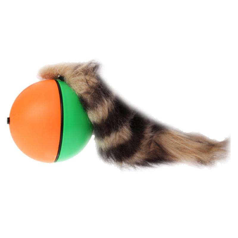 Small Motorized Rolling Chaser Ball Toy for Dog / Cat / Pet / Kid, Random Color Delivery