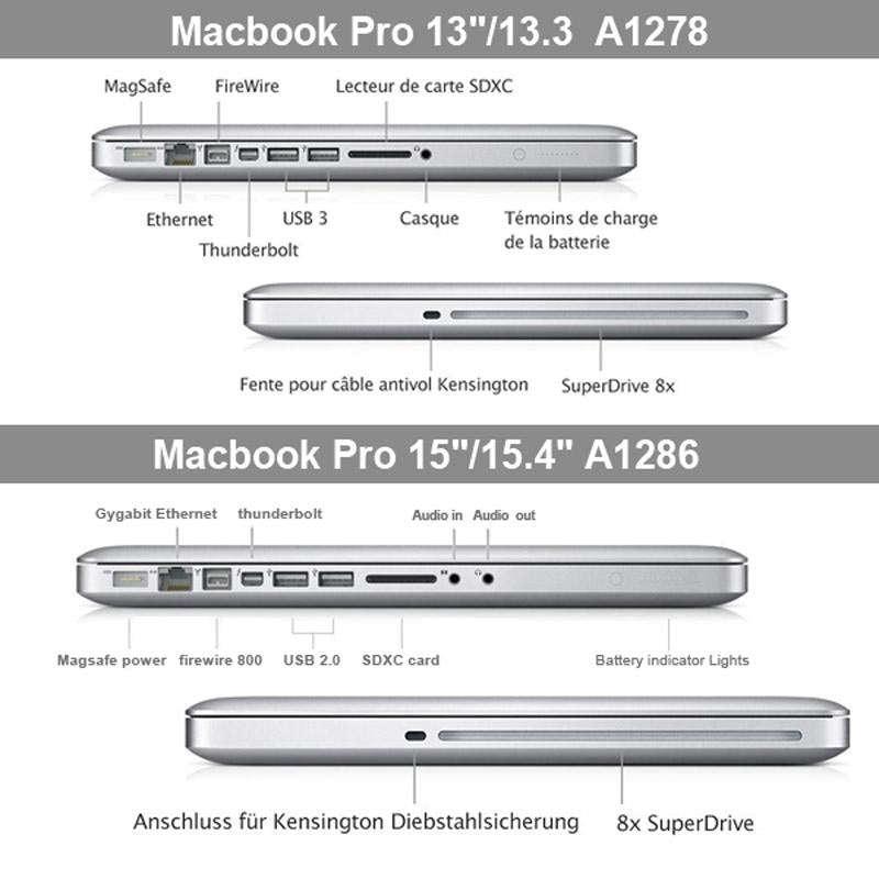 Laptop Frosted Hard Protective Case for MacBook Pro 13.3 inch A1278 (2009 - 2012)(Grey)