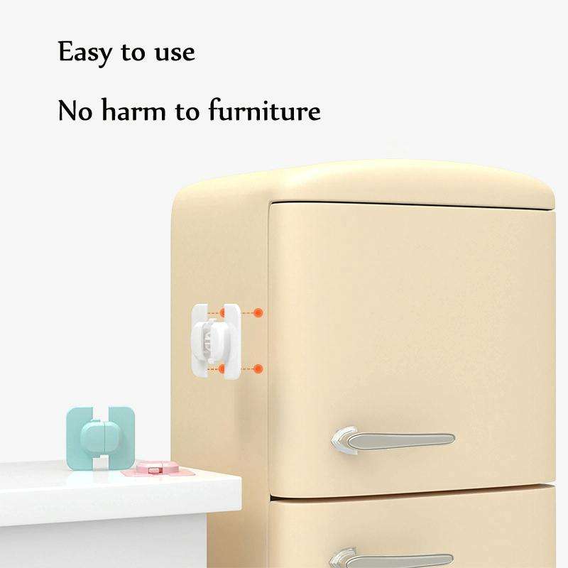 5 PCS Baby Refrigerator Water Dispenser Safety Lock Baby Safety Products(White)