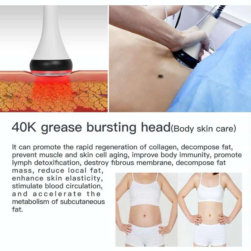Beemyi 3 In 1 40K Ultrasonic Cavitation Body Slimming Machine RF Beauty Device UK Plug