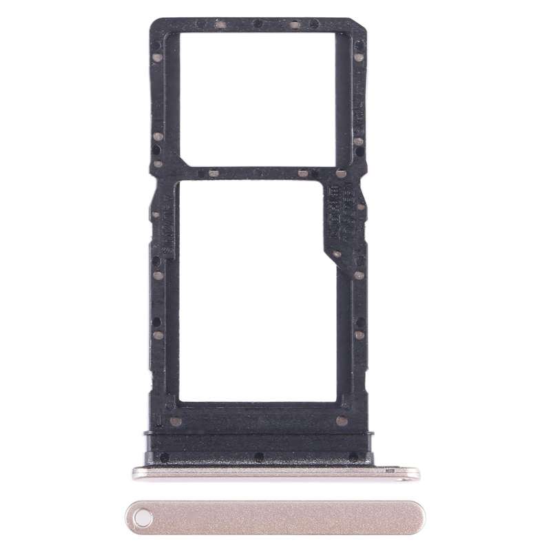 For Honor X7a SIM + SIM / Micro SD Card Tray (Gold)