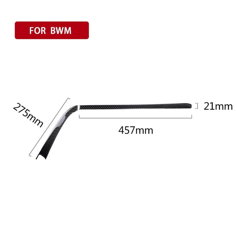 Carbon Fiber Car Copilot Central Control Decorative Sticker for BMW F30 2013-2018 / F34 2013-2018...