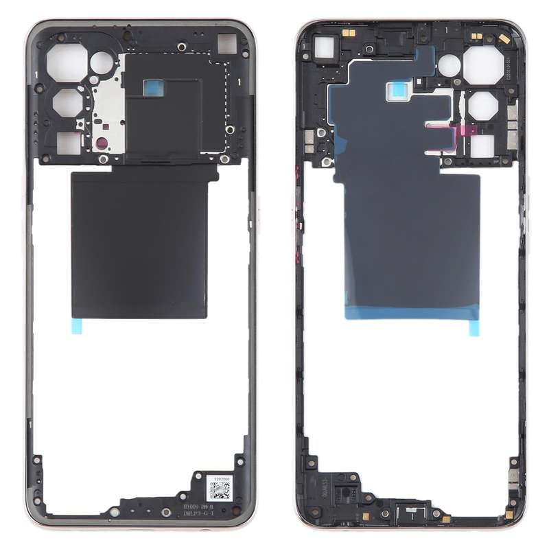 For OPPO Reno5 5G Original Middle Frame Bezel Plate (Gold)