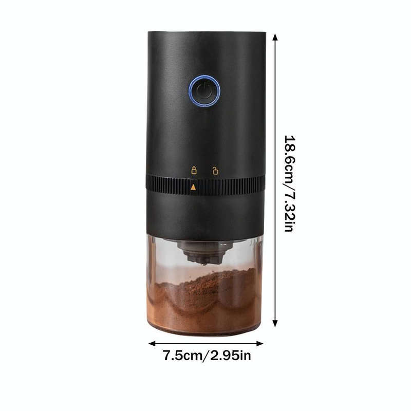 HB985 Portable Electric Grinding Coffee Machine(Black)