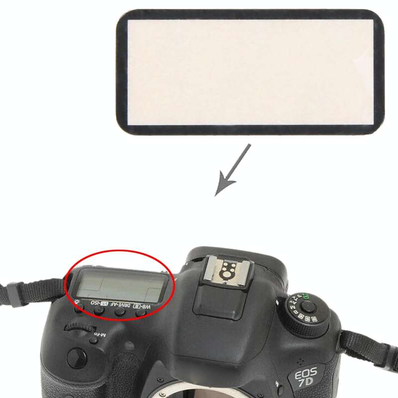 For Canon EOS 7D Top Cover Shoulder LCD Outer Lens