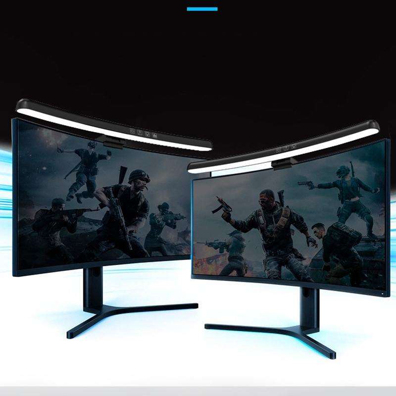Laptop Curved Screen Hanging Lamp Computer Desk Light Without RGB Backlight