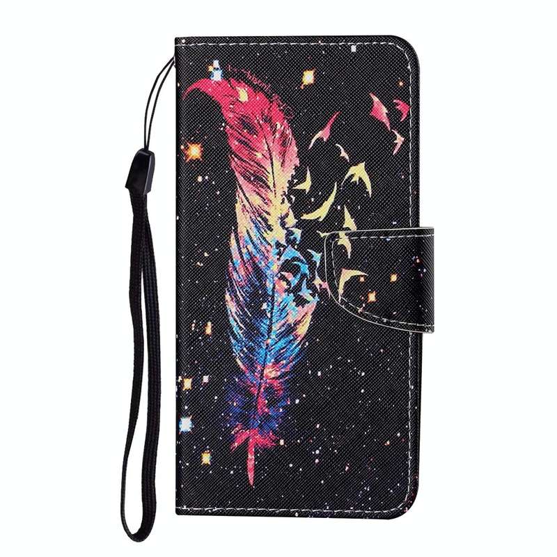 For Samsung Galaxy A32 5G Colored Drawing Pattern Horizontal Flip Leather Case with Holder & Card...