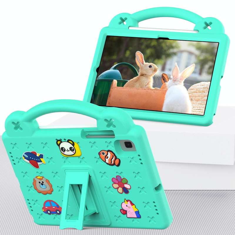 For Samsung Galaxy Tab S6 Lite 10.4 2020/2022 Handle Kickstand Children EVA Shockproof Tablet Cas...