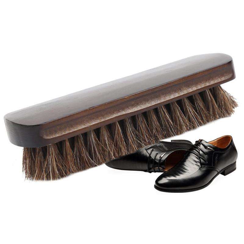Big Red Horse Brush Horse Mane Brush Soft Shoes Cleaning Brush(Mahogany Brown Hair)