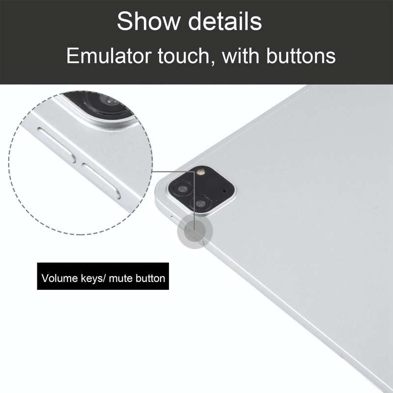 For iPad Pro 12.9 2022 Color Screen Non-Working Fake Dummy Display Model (Silver)
