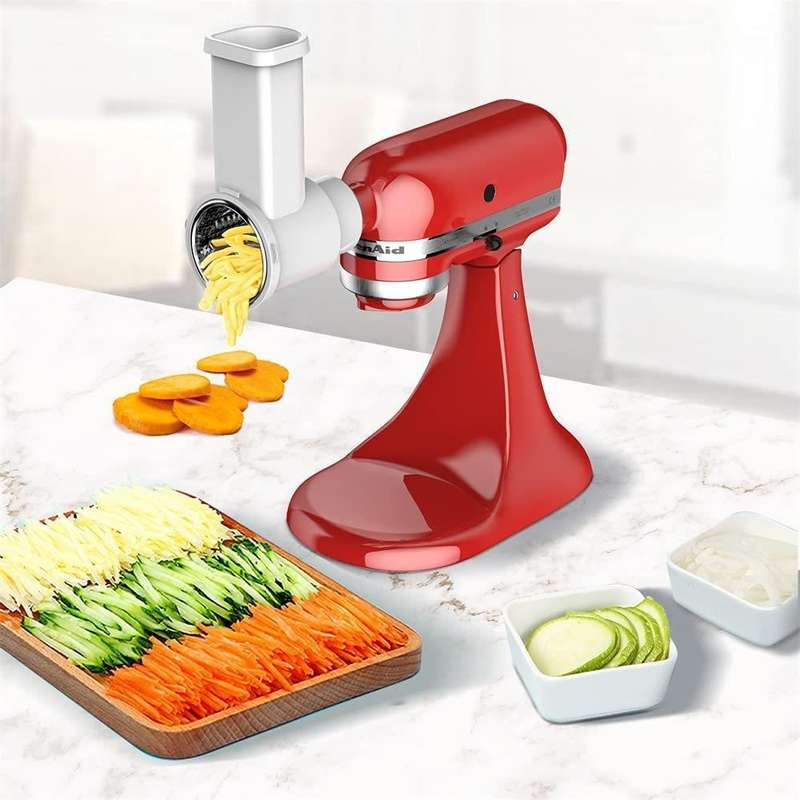 For KitchenAid 4.5QT/5QT Vertical Mixer Kitchen Vegetable Slicer and Grater(KA-006)