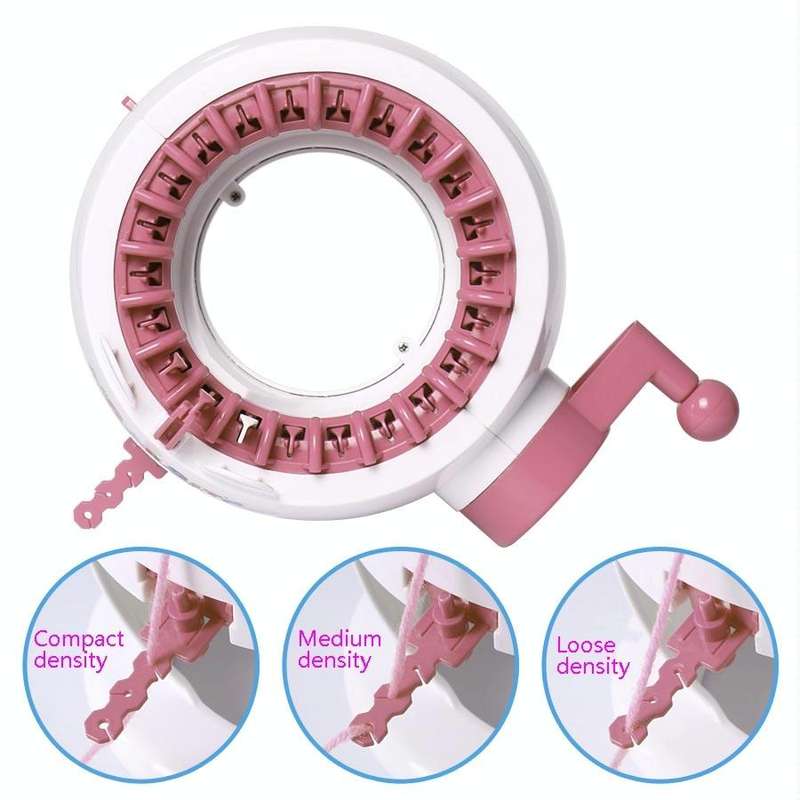 Hand Knitting Machine Children Play House Toy DIY Knitting Wool Machine(841-1)
