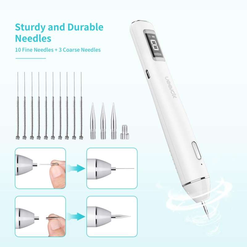 Xpreen XPRE061 Professional Dark Spot Remover Freckle Tattoo Chargeable Wart Mole Remover, with L...